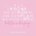 OMODLONE Bransoletka z 10 różańca Jeśli się nie staniecie jak dzieci, nie wejdziecie do Królestwa Bożego - prezent na I Komunię Świętą 1